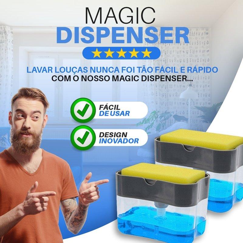 Magic Dispenser - Dispensador de Detergente para Louça - Loja Easy Express