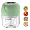 Mini Processador Elétrico de Alimentos Portátil com 3 lâminas de aço inox USB 250 ml Bivolt - Loja Easy Express