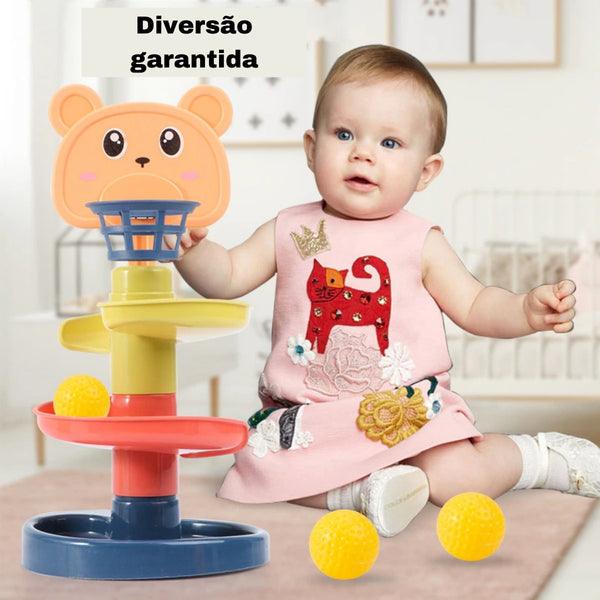 Brinquedo Montessori - Tobogã de bolinha - Loja Easy Express